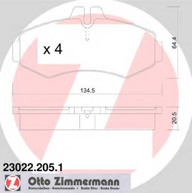 ZIMMERMANN 23022.205.1 купити в Україні за вигідними цінами від компанії ULC