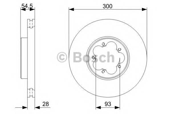 BOSCH 0 986 479 307 купити в Україні за вигідними цінами від компанії ULC