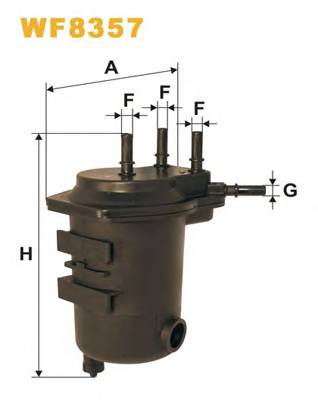 WIX FILTERS WF8357 купити в Україні за вигідними цінами від компанії ULC