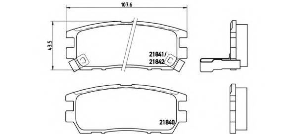 BREMBO P 54 018 купити в Україні за вигідними цінами від компанії ULC