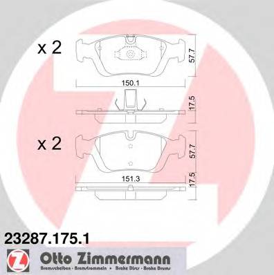 ZIMMERMANN 23287.175.1 купити в Україні за вигідними цінами від компанії ULC
