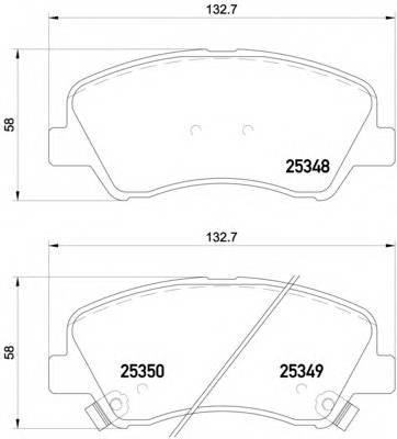 BREMBO P 18 025 купити в Україні за вигідними цінами від компанії ULC