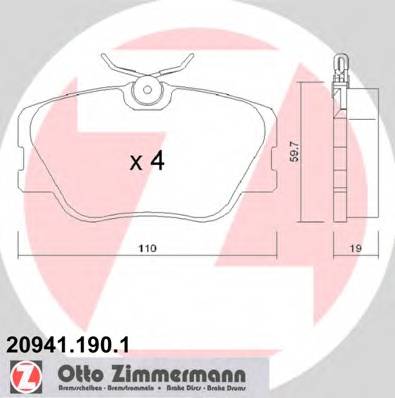ZIMMERMANN 20941.190.1 купить в Украине по выгодным ценам от компании ULC