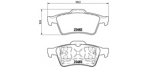 BREMBO P 59 044 купити в Україні за вигідними цінами від компанії ULC