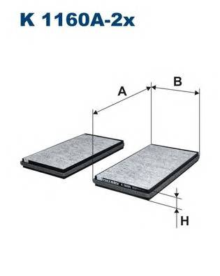 FILTRON K1160A-2x купити в Україні за вигідними цінами від компанії ULC