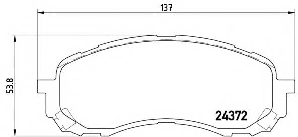 BREMBO P 78 015 купити в Україні за вигідними цінами від компанії ULC