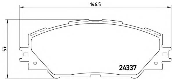 BREMBO P 83 071 купити в Україні за вигідними цінами від компанії ULC