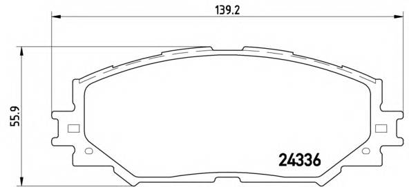 BREMBO P 83 082 купити в Україні за вигідними цінами від компанії ULC