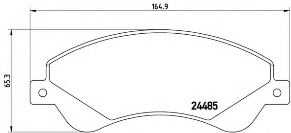 BREMBO P 24 065 купить в Украине по выгодным ценам от компании ULC