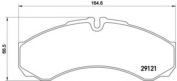 BREMBO P A6 017 купити в Україні за вигідними цінами від компанії ULC