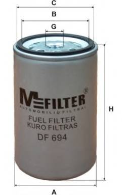 MFILTER DF694 купити в Україні за вигідними цінами від компанії ULC