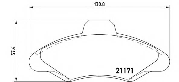 BREMBO P 24 029 купить в Украине по выгодным ценам от компании ULC