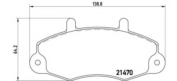 BREMBO P 24 032 купить в Украине по выгодным ценам от компании ULC