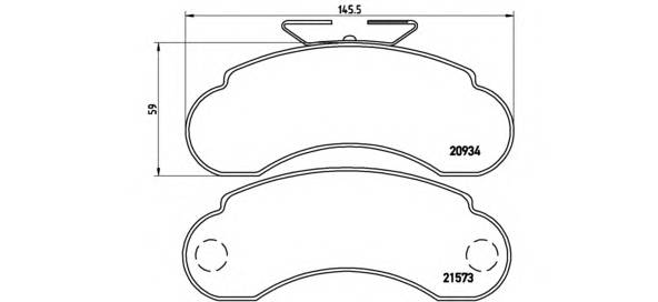 BREMBO P 50 021 купить в Украине по выгодным ценам от компании ULC