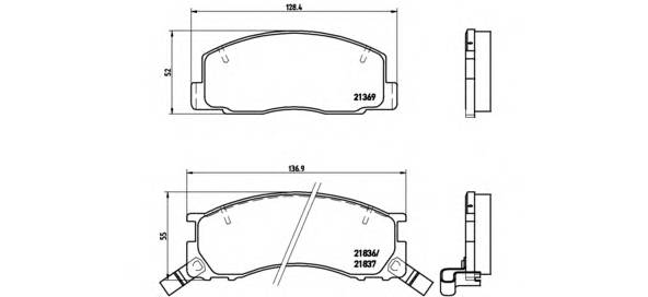 BREMBO P 83 029 купити в Україні за вигідними цінами від компанії ULC