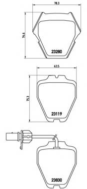 BREMBO P 85 067 купить в Украине по выгодным ценам от компании ULC