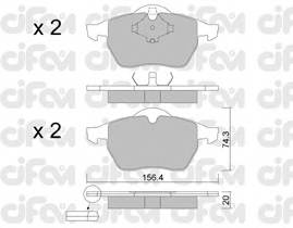 CIFAM 822-181-2 купити в Україні за вигідними цінами від компанії ULC