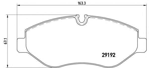 BREMBO P 50 085 купити в Україні за вигідними цінами від компанії ULC