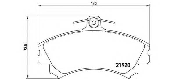 BREMBO P 54 022 купить в Украине по выгодным ценам от компании ULC