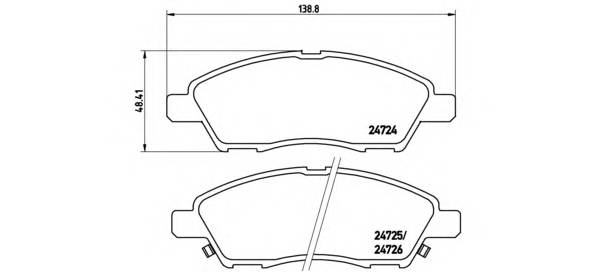 BREMBO P 56 070 купить в Украине по выгодным ценам от компании ULC