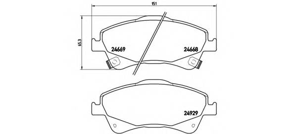 BREMBO P 83 109 купить в Украине по выгодным ценам от компании ULC