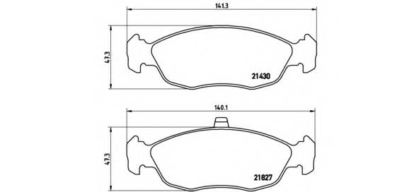 BREMBO P 61 051 купити в Україні за вигідними цінами від компанії ULC