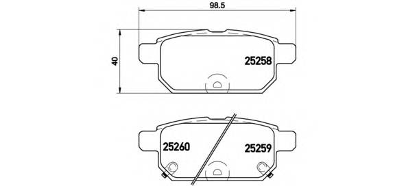 BREMBO P 79 029 купити в Україні за вигідними цінами від компанії ULC