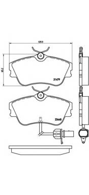 BREMBO P 85 050 купить в Украине по выгодным ценам от компании ULC