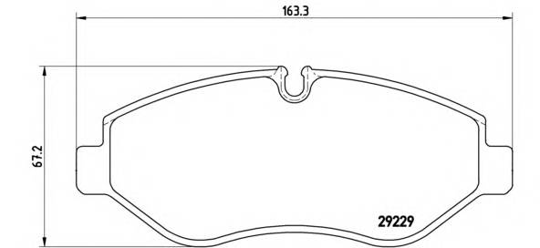 BREMBO P A6 026 купити в Україні за вигідними цінами від компанії ULC