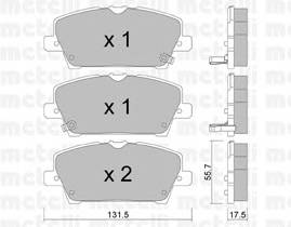 METELLI 22-0728-0 купити в Україні за вигідними цінами від компанії ULC