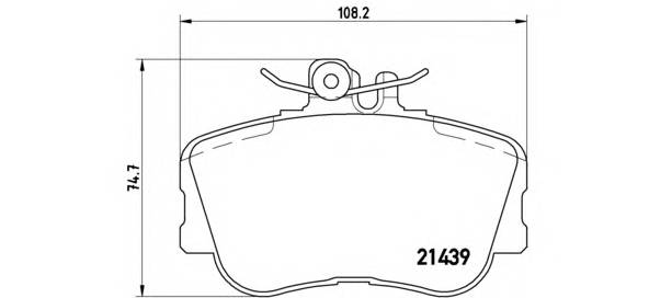 BREMBO P 06 017 купить в Украине по выгодным ценам от компании ULC