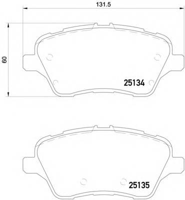 BREMBO P 24 151 купить в Украине по выгодным ценам от компании ULC