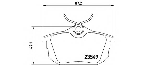 BREMBO P 54 023 купить в Украине по выгодным ценам от компании ULC