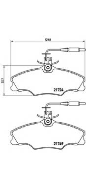 BREMBO P 61 056 купити в Україні за вигідними цінами від компанії ULC