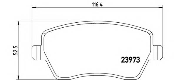 BREMBO P 68 033 купити в Україні за вигідними цінами від компанії ULC