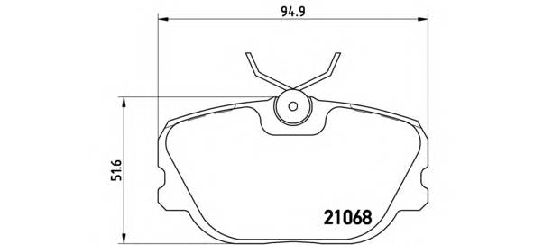 BREMBO P 71 004 купити в Україні за вигідними цінами від компанії ULC