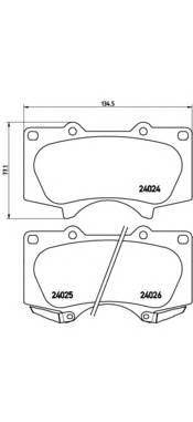 BREMBO P 83 102 купить в Украине по выгодным ценам от компании ULC