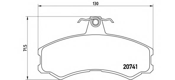 BREMBO P A6 024 купить в Украине по выгодным ценам от компании ULC