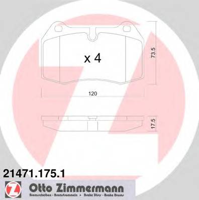 ZIMMERMANN 21471.175.1 купити в Україні за вигідними цінами від компанії ULC