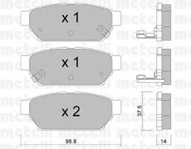 METELLI 22-0396-0 купити в Україні за вигідними цінами від компанії ULC