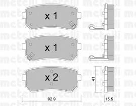 METELLI 22-0725-0 купити в Україні за вигідними цінами від компанії ULC