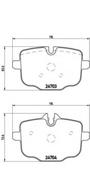 BREMBO P 06 061 купити в Україні за вигідними цінами від компанії ULC