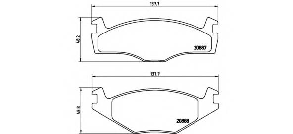 BREMBO P 85 024 купити в Україні за вигідними цінами від компанії ULC