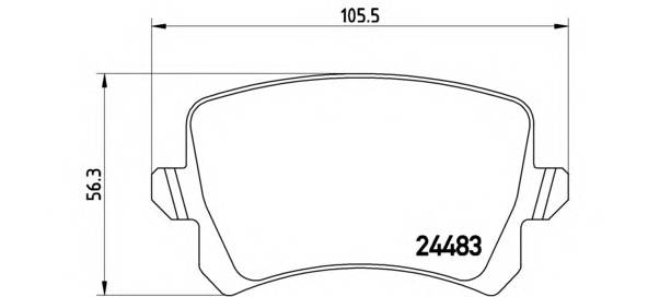 BREMBO P 85 109 купити в Україні за вигідними цінами від компанії ULC