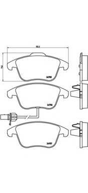 BREMBO P 85 113 купити в Україні за вигідними цінами від компанії ULC