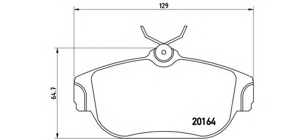 BREMBO P 86 007 купити в Україні за вигідними цінами від компанії ULC