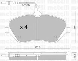 METELLI 22-0601-0 купить в Украине по выгодным ценам от компании ULC