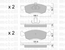 METELLI 22-0802-0 купити в Україні за вигідними цінами від компанії ULC