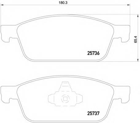 BREMBO P 24 157 купити в Україні за вигідними цінами від компанії ULC