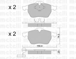 METELLI 22-0181-2 купити в Україні за вигідними цінами від компанії ULC